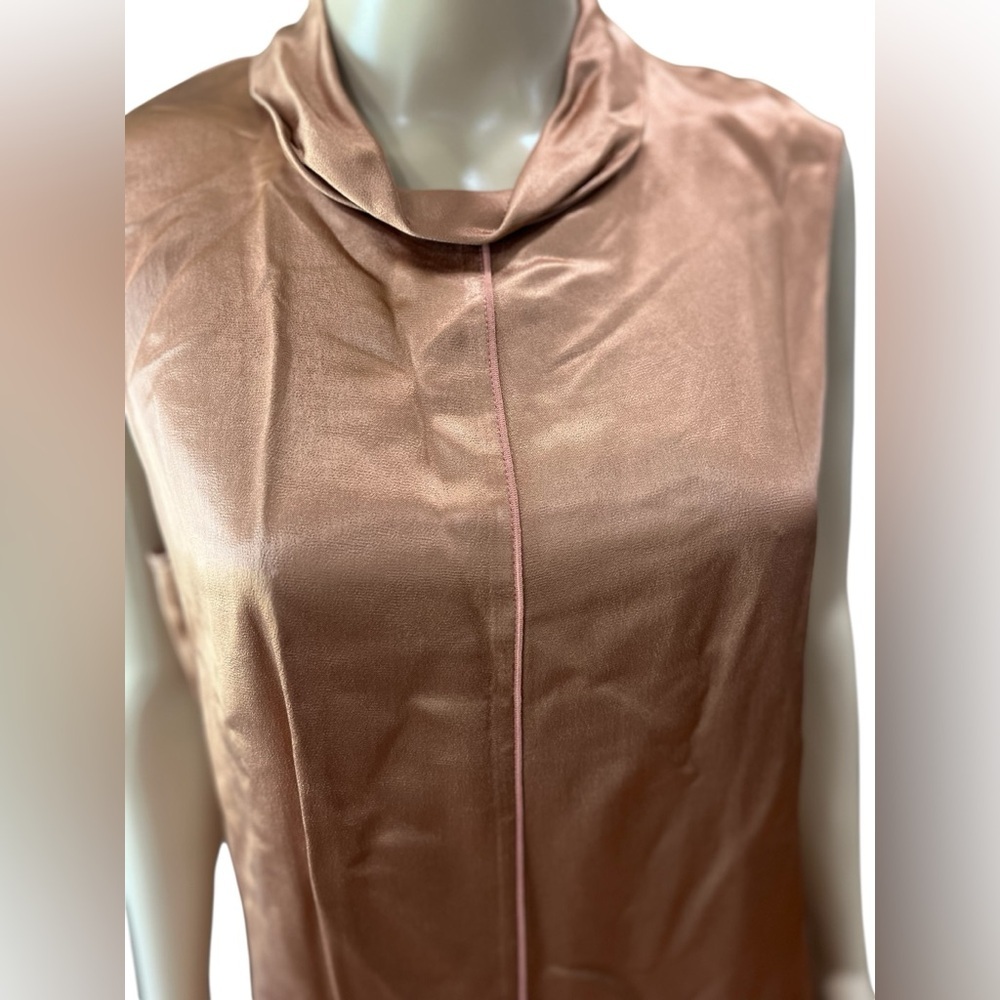 Rag & Bone Audrey Mini Dress in Cork Rose Gold-10 NWT - Picture 4 of 11